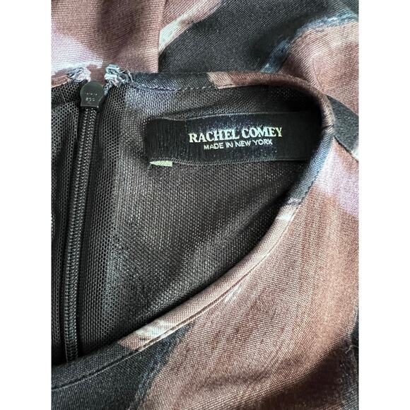 Rachel Comey Womens Silk Flowy Minimalist Sleeveless Split Midi Dress Size 4 - Picture 9 of 11